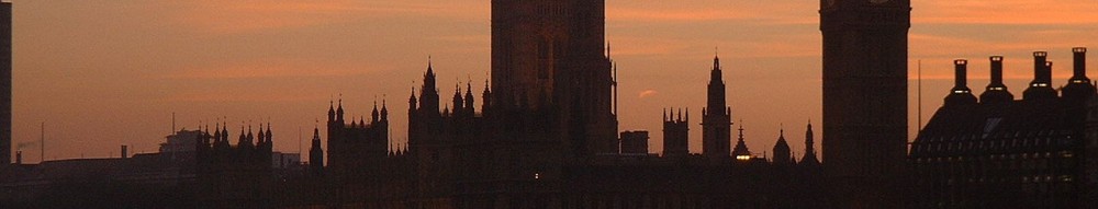 Houses of Parliament at dusk