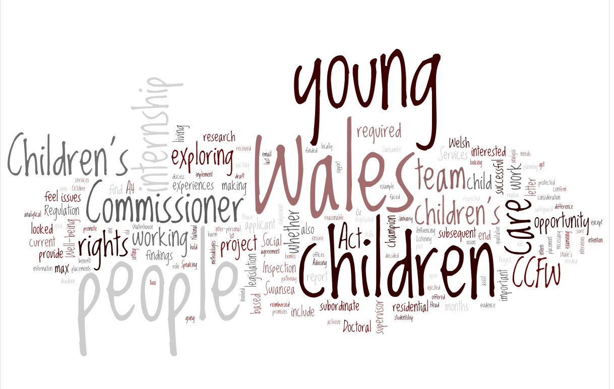 Internship with the Children’s Commissioner for Wales