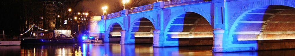 Kingston Bridge in Winter